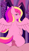 Animated Fearingfun My_Little_Pony_Friendship_Is_Magic Princess_Cadance edit pokerecolor // 585x1024 // 772.8KB // gif