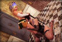 3D Final_Fantasy_(series) Lulu Rasmus-The-Owl Rikku // 2500x1685 // 7.1MB // png