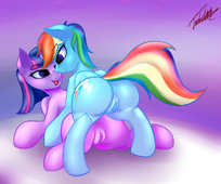 My_Little_Pony_Friendship_Is_Magic Rainbow_Dash Twilight_Sparkle elzzombie // 1280x1067 // 338.2KB // jpg