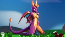 3D Animated Rule_63 Spyro_The_Dragon evilbanana // 1920x1080 // 9.4MB // webm