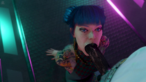 3D Animated Blender Cheri_Nowlin Cyberpunk_2077 Pewposterous Sound lerico213 // 1280x720, 18s // 5.1MB // webm