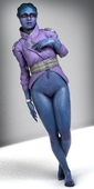 3D Asari Asarimaniac Mass_Effect Mass_Effect_Andromeda Peebee Pelessaria_B'Sayle // 750x1500 // 164.2KB // jpg