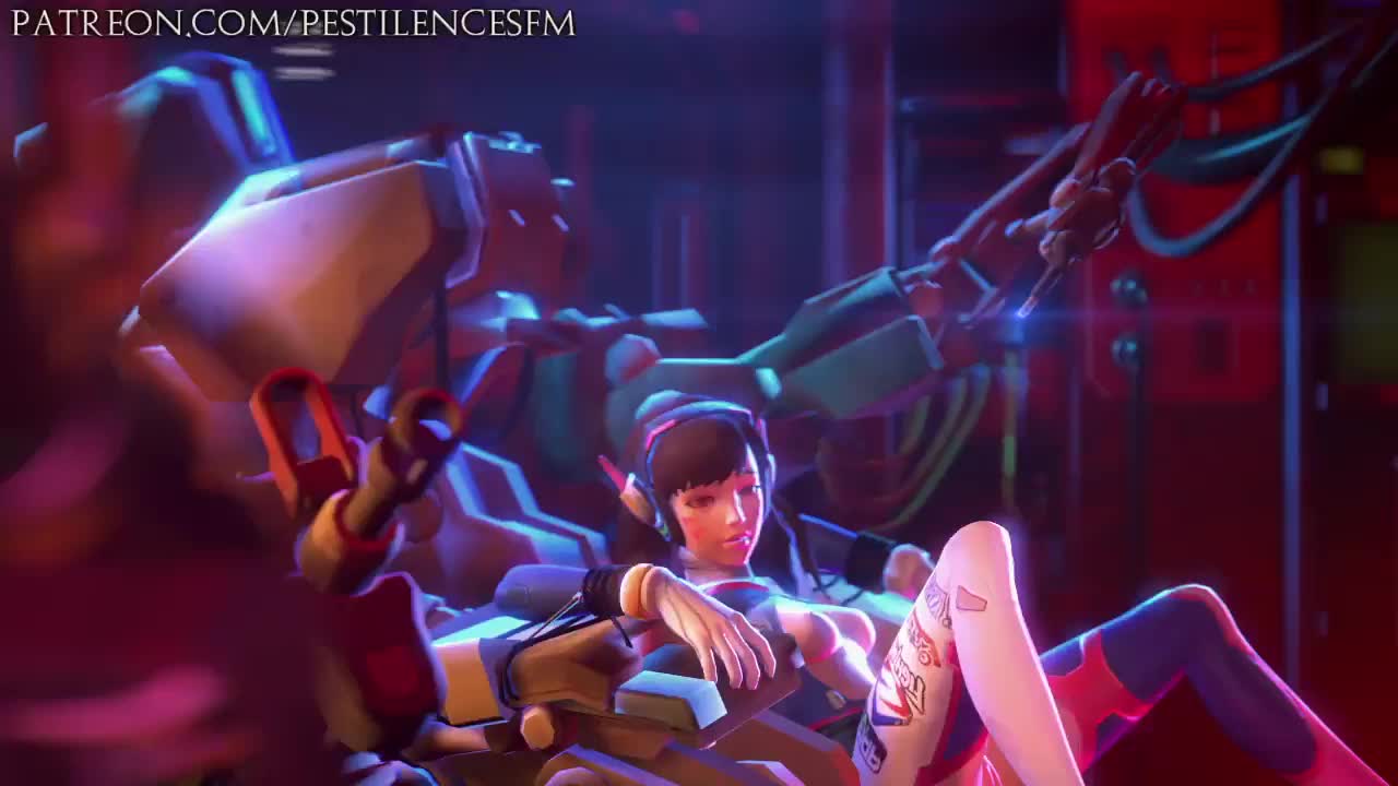 Animated Bastion D.Va Overwatch Sound pestilenceSFM // 1280x720 // 15.2MB // webm