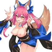 Caster FateGrand_Order Tamamo_no_Mae // 2000x2000 // 327.9KB // jpg