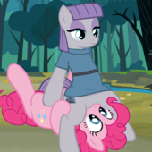 Animated Maud_Pie My_Little_Pony_Friendship_Is_Magic Pinkie_Pie Spectre-Z // 720x720 // 2.6MB // gif