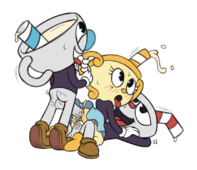 Cuphead Ms._Chalice The_Legendary_Chalice VS // 850x732 // 353.4KB // png