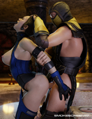 3D Blender Kitana Mortal_Kombat Scorpion Smokescreen117 // 3440x4440 // 12.1MB // png