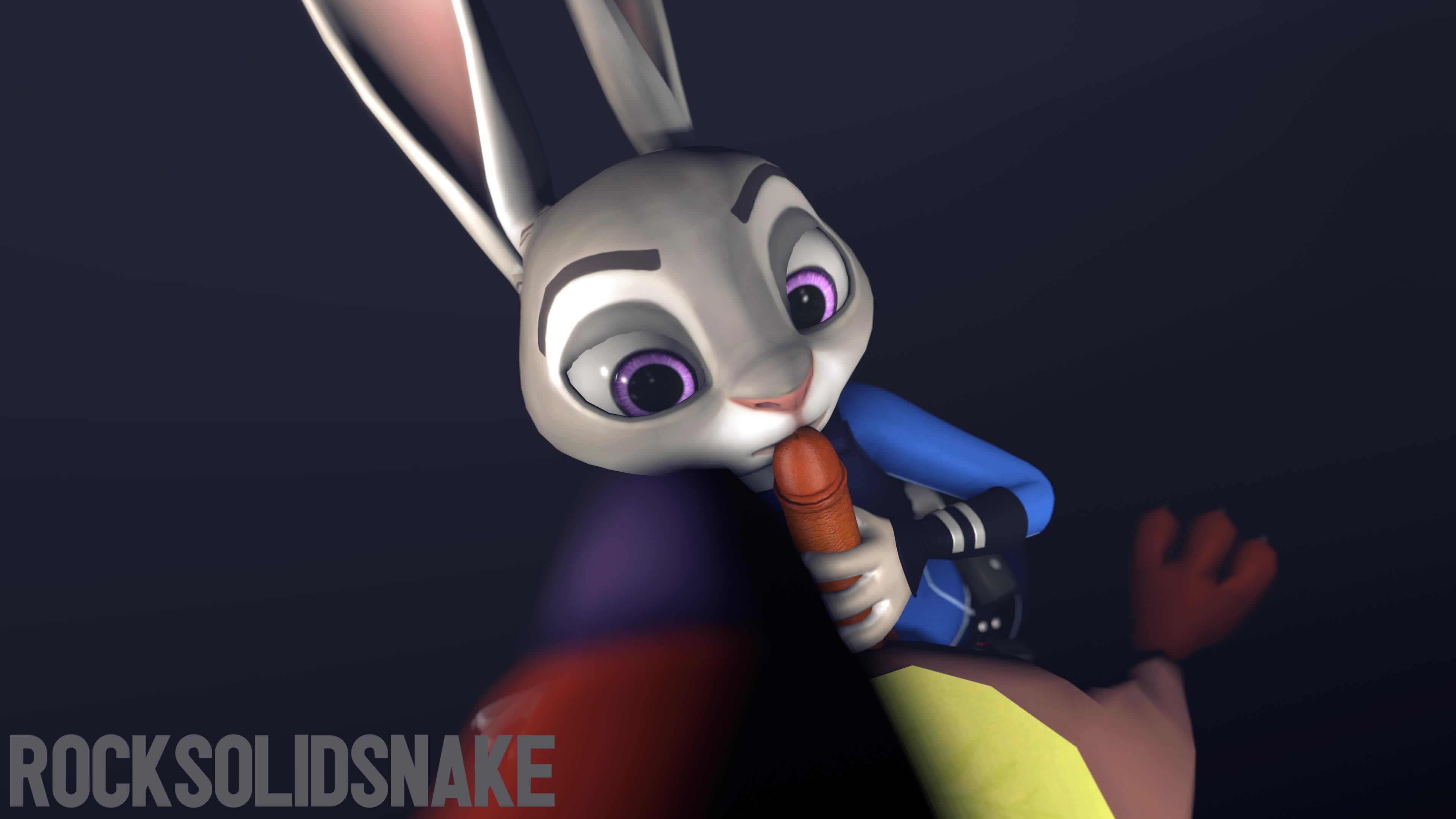 3D Animated Judy_Hopps Nick_Wilde ROCKSOLIDSNAKE Zootopia // 3840x2160 // 8.8MB // webm
