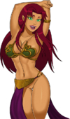 DC_Comics Starfire Teen_Titans // 604x1024 // 679.6KB // png