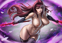 FateGrand_Order Lancer Scathach dandonfuga // 4940x3488 // 1.2MB // jpg