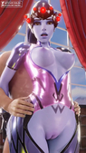 3D Animated Blender Overwatch SaveAss Sound Widowmaker // 720x1280, 10s // 3.0MB // mp4