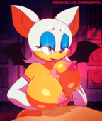 Adventures_of_Sonic_the_Hedgehog Animated Orange-PEEL Rouge_The_Bat edit // 722x851 // 1.2MB // gif