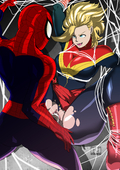 Captain_Marvel Spider-Man Spider-Man_(Series) // 2894x4093 // 5.8MB // jpg