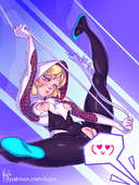 Gwen_Stacy Marvel Spider-Gwen Spider-Man_(Series) kajinman // 825x1100 // 706.7KB // jpg