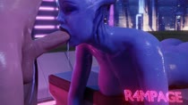 3D Animated Asari Blender Liara_T'Soni Mass_Effect r4mpage // 1920x1080 // 7.4MB // mp4