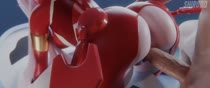 3D Animated Blender Darling_in_the_FranXX Shir0qq Zero_Two // 1792x756 // 1.3MB // webm