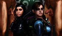 3D Jessica_Sherawat Jill_Valentine Resident_Evil XNALara ratounador // 2598x1492 // 574.6KB // jpg