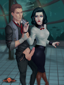 ArcIncub Bioshock_Infinite Booker_DeWitt Elizabeth // 900x1207 // 985.3KB // png