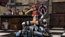 3D Borderlands Borderlands_2 Gaige KyzoSFM Mad_Moxxi Source_Filmmaker claptrap // 3840x2160 // 3.2MB // jpg