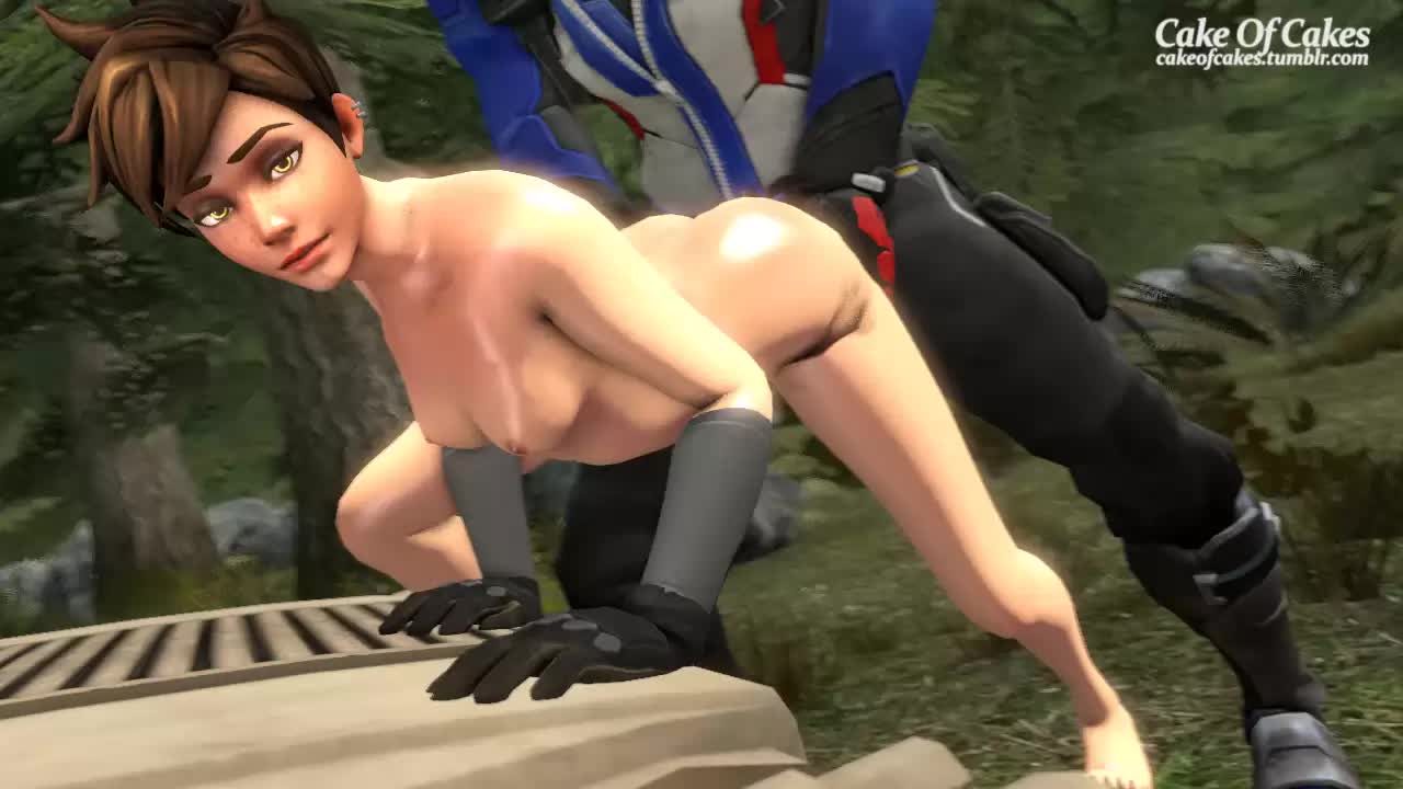 3D Animated Overwatch Soldier_76 Tracer cakeofcakes // 1280x720 // 675.2KB // webm