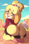 Animal_Crossing Isabelle Wildblur // 800x1200 // 91.1KB // jpg