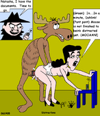 Boris_Badenov Bullwinkle_J._Moose Natasha_Fatale The_Rocky_and_Bullwinkle_Show // 796x930 // 31.9KB // gif