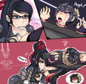 Bayonetta Bayonetta_(Game) CaptainKirb Dark_Pit Kid_Icarus Pit // 1100x1074 // 1.1MB // png