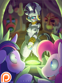 Lysergide My_Little_Pony_Friendship_Is_Magic Pinkie_Pie Twilight_Sparkle Zecora // 825x1100 // 723.0KB // jpg