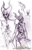 Disney_(series) J_Scott_Campbell Maleficent_(character) Sleeping_Beauty_(film) // 550x850 // 162.9KB // jpg