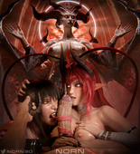 3D Blender Diablo Lilith_(Diablo_IV) Mythology Sinia Source_Filmmaker Succubus norn3d // 3000x3300 // 14.9MB // png