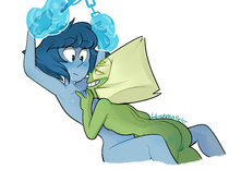 Lapis_Lazuli Peridot blushmallet // 3100x2300 // 1.3MB // png