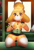 Animal_Crossing Isabelle higgyfur // 850x1246 // 875.8KB // png