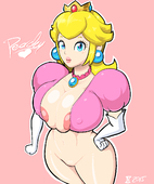 Greyimpaction Princess_Peach Super_Mario_Bros // 1000x1200 // 60.6KB // png