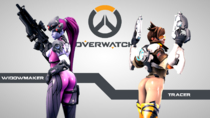 3D Overwatch Source_Filmmaker Tracer Widowmaker azubinode // 1920x1080 // 1.1MB // png