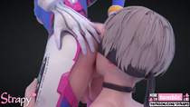 3D Blender D.Va Nier_Automata Overwatch strapy // 1280x720 // 118.9KB // jpg