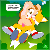 Adventures_of_Sonic_the_Hedgehog Cream_the_Rabbit Miles_Prower_(Tails) // 1200x1200 // 627.9KB // jpg