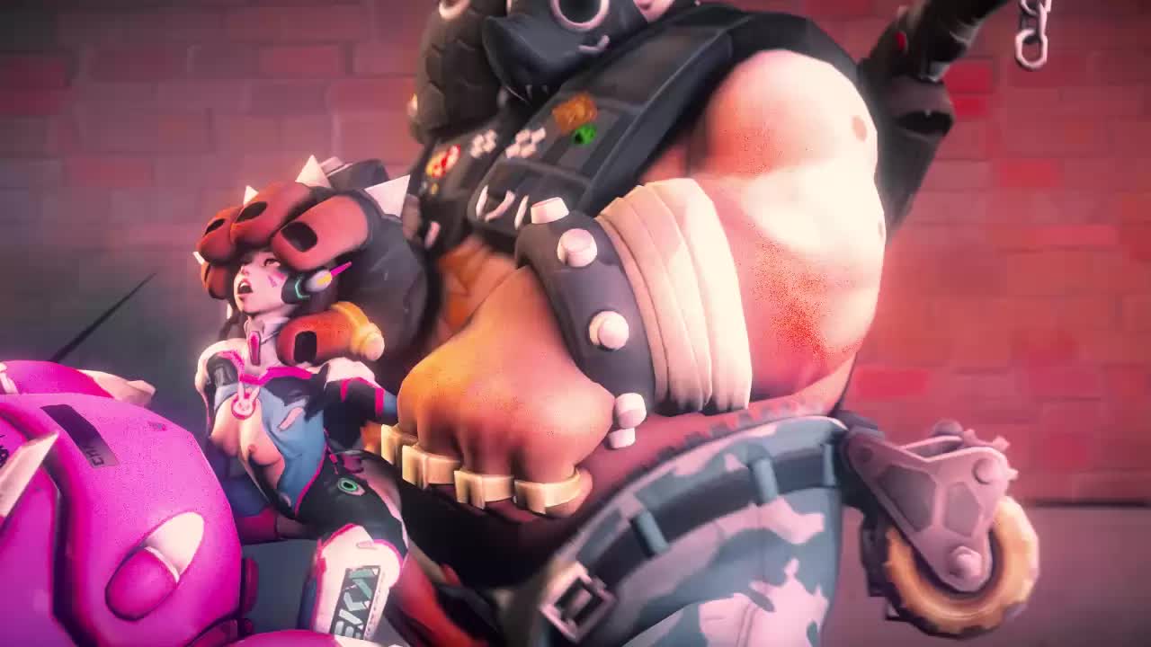 3D Animated D.Va Overwatch Roadhog Source_Filmmaker kawaiidetectiveenthusiast // 1280x720 // 2.9MB // webm