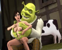 3D Animated Bioshock_Infinite Crossover Elizabeth SFMoneyshot Shrek Shrek_(series) Source_Filmmaker // 1000x700 // 206.2KB // webm
