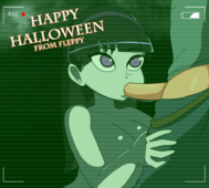 Animated Ella Ella_The_Ghost FleppyFlepster halloween // 900x810 // 1.3MB // gif
