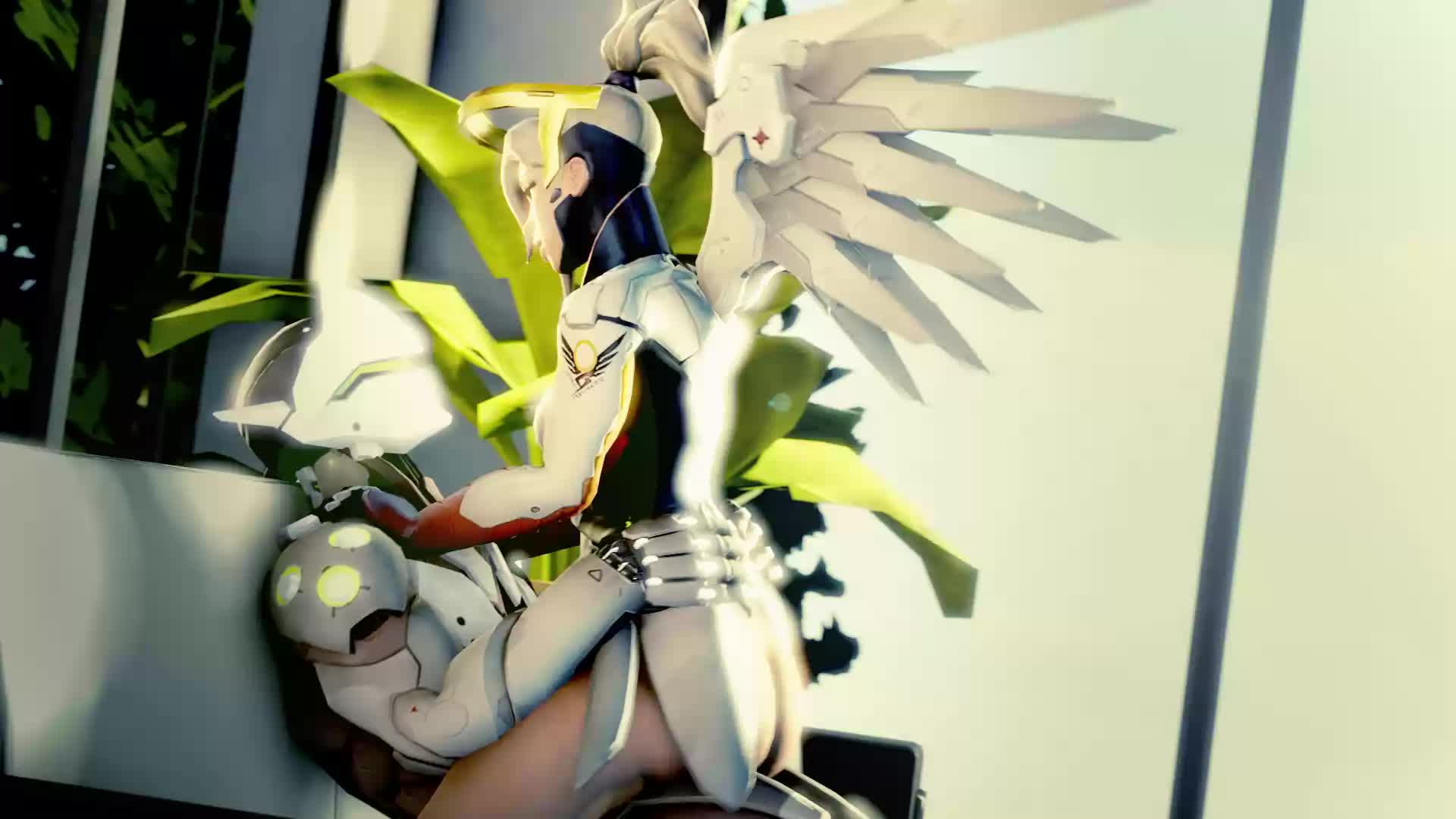 3D Animated Genji Mercy Overwatch Source_Filmmaker ftbarksfm // 1920x1080 // 1.2MB // webm