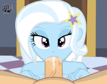 Animated My_Little_Pony_Friendship_Is_Magic Ribiruby Trixie_Lulamoon // 1280x1000 // 1.2MB // gif