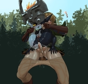 Link Midna The_Legend_of_Zelda kokobiel // 2706x2579 // 610.0KB // jpg