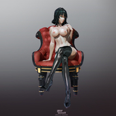 3D Fubuki One_Punch_Man // 2000x2000 // 558.4KB // jpg