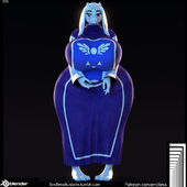 3D Blender Toriel Undertale endlessillusion_(artist) // 1920x1920 // 1020.7KB // jpg