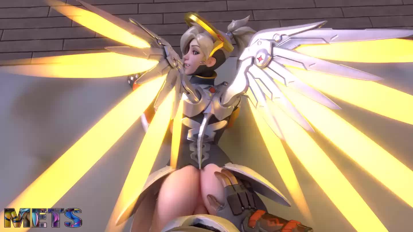 3D Animated Mercy Metssfm Overwatch // 1440x810 // 340.9KB // webm