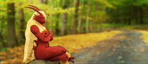 Blaziken_(Pokémon) Pokemon // 1000x431 // 316.7KB // jpg