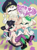 Boggle Callie_(Splatoon) Gala_(artist) Marie_(Splatoon) Splatoon lagalamel // 1075x1449 // 1.2MB // png