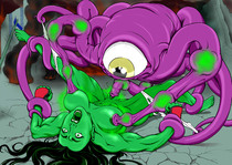 Avengers Marvel_Comics She-Hulk_(Jennifer_Walters) Shuma-Gorath hirumono // 2480x1754 // 832.5KB // jpg