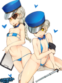 Caroline_(Persona_5) Justine_(Persona_5) Persona_5 slugbox // 899x1200 // 890.4KB // png