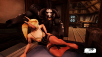3D Animated Blood_Elf Tauren World_of_Warcraft // 854x480 // 8.8MB // gif